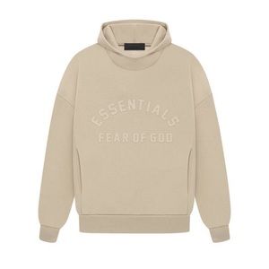 Essentials hoodie size M in men’s (colors a dusty beige) only worn ONCE !